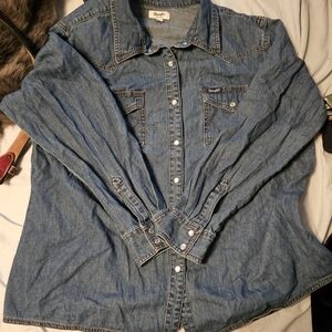 Women's Wrangler Retro Denim Shirt XXL